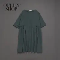 在飛比找蝦皮商城優惠-Ｑｕｅｅｎ Ｓｈｏｐ【01084186】女裝 抓皺口袋造型棉