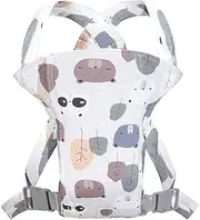 Falafoty Baby Carrier, Ergonomic Design Baby Doll Carrier with Adjustable Straps, Face-in and Face-Out Front and Back Toddler Carrier 0-4 Years Old, Baby Doll Accessories for Outdoor (Leaves)