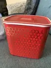 NEW Tupperware 2.1L Baseline Canister + 2 FREE Tupperware Keychains