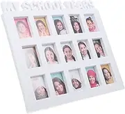 Cabilock School Years Picture Frame Growth Recording Photo Frame for Preserving Precious Memories Bedroom Living Office