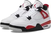 Jordan Boy's Air 4 Retro (Big Kid) White/Fire Red/Black/Neutral Grey 408452 161