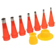 Stainless Steel Silicone Nozzle Tool Set Caulking Tools Finishing
