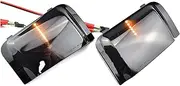 ZUXIM 2Pcs Rearview Mirror Streamer Light, for Citroen, Jumper, for Fiat, for Ducato, for Peugeot, Boxer Smoked Shell Turn Signal Car Light Directional Lights