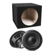 Alpine W12S4 | 750 Watt 12" Single 4-ohm Car Subwoofer + Enclosure