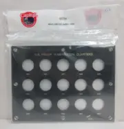 Capital Coin Holder #456 U.S. Proof Washington Quarters 1950-1964 Black Display