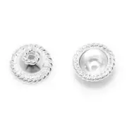 70 PCS 10X5MM BALI BEAD CAP STERLING SILVER PLATED JEWELRY MAKING CAP A284