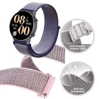 在飛比找Yahoo!奇摩拍賣優惠-Larmi infinity3 智能手錶腕帶的尼龍環帶女士男