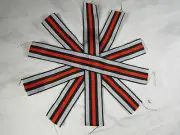 WWI WW1 German Hindenburg honor cross Medal replacement Ribbon lot x 5