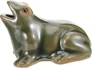 Ceramic Waterfall Frog Decor for Landscape Fountain Yard Garden Decorative Frog Smooth Flow for Outdoor