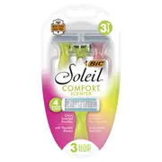 3 Pack BIC Soleil Comfort Scented Razors