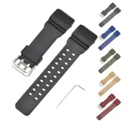 TPU Resin Sports Watch Band Strap Replacement for Casio GG-1000/GWG-100/GSG-100
