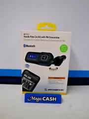 Scosche Hands-Free Music/Call Car Stereo Bluetooth FM Transmitter w/Remote BTFMA