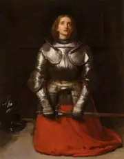 Oil painting Sir-John-Everett-Millais-English-Joan-of-Arc-Espa-ol-Juana-of-Arco