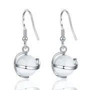3PCS Copper Woman Fashion Jewelry Retro Simple Long Tassel Rotating Earrings