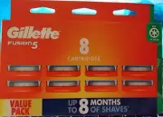 Gillette - Fusion 5 8 Cartridges Replacement Blades