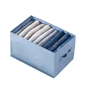 Grids Storage Bag Clothes Jeans Pants Drawer Organizer Wardrobe Boxes - Grey