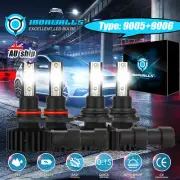 9005 9006 LED Headlight Hi-Lo Beam Bulbs Globes For Toyota Landcruiser 100 98-07 (for: Honda Civic)