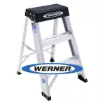美國 WERNER 穩耐 安全鋁梯 150B 鋁合金梯凳 維修保養梯 /組 (出貨後即無法退換貨，請下單確認好尺寸規格)