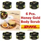 6 x 250g Body Scrub B’secret Honey Gold Forest Bee 24k Pure Gold Powder DHL