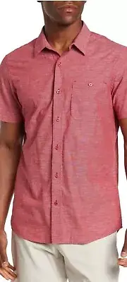 NWT Travis Mathew Studebaker Button Down Shirt Size Mens Medium