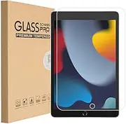 T Tersely Screen Protector for Apple iPad 10.2 Inch 9th/8th/7th Generation (2021/2020/2019), 9H Hardness HD Case-Friendly Tempered-Glass Fit 10.2" A2197/A2198/A2270/A2428/A2602/A2603 (1 Pack)
