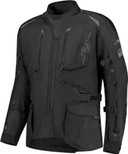 Rusty Stitches Cliff, textile jacket waterproof , color: Black , size: XL