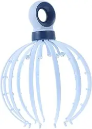 BAZEITFLOW Claw Massager for Scalp Relaxation Lightweight Head Massager Tool with Steel Beads for Home Travel Office Use Promotes Muscle