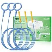 EastLink 50 Inch Sink Snake Hair Drain Clog Remover, Anti-break Steel Drain S...