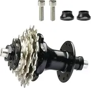 Bike Hub, Bike Rear Hub, Aluminum Alloy 95mm Open Width 20 Holes 9-11-13-15-18T Gear Ratio, 5Speed BICYCLEsRear Hub 2-Bearing Structure 9-11-13-15-18T Gear Ratio