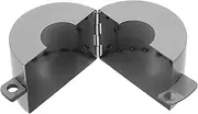 OFFSCH Outdoor Spigot Cover Lock Buckle Secure Flip Latch Door Knob Cover for Safety