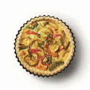 MasterClass Non-Stick Large Fluted Flan Tin Quiche Pan with Loose Base, 30 cm