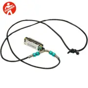 Hohner M38N-LB Mini Diatonic Harmonica Necklace with Light Blue Beads