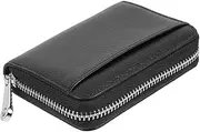 MOBUTOFU Compact Multi Function Card Holder and Coin Container Practical Outdoor Wallet for Id and Bank Cards Lightweight Cowhide Pouch for Stylish and Secure Design