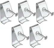 Generic 5pcs Heavy Duty Iron Garden Pot Hangers Durable Wall Hooks for Outdoor Indoor Use Versatile Clips for Terracotta Patio Pots Rustic Garden Decor