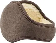 [Generic] Unisex Winter Earmuffs, Adjustable Ear Covers with Lambswool, Warm Outdoor Ear Warmers - Behind Head Ear Warmers for Outdoor Skiing, Cycling Fishing