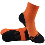 Men's Women's Tennis Socks, Performance Sports Ankle Compression Socks Orange