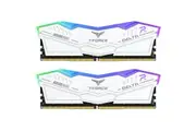 Team 32GB (2x16GB) FF4D532G6000HC38JDC01 T-Force Delta RGB 6000MHz CL38 DDR5 RAM - White