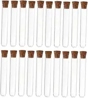 HAWILLOSCH 50pcs Plastic Test Tube Storage for Salt Bath Salt Sample Storage Tube Laboratory Use