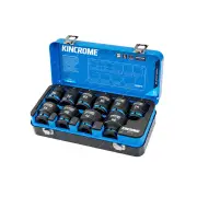 10 Pcs of Kincrome 3/4" Drive Standard Metric Impact Sockets - Black Phosphate