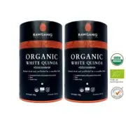 2Pcs.Organic White Quinoa Rawganiq nutrients prepared a grain