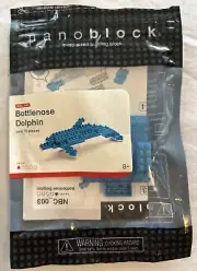 Nanoblock Nanoblocks Bottlenose Dolphin Micro Building Set 58115 New Nano Block