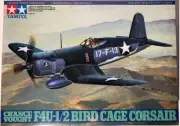 Tamiya 61046 1:48 Chance Vought F4U-1/2 Bird Cage Corsair Military Plane Kit