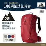 GREGORY JADE 28L 網架透氣背包 S/M 【野外營】女 寶石紅 神秘灰 午夜藍 登山背包 GG145295