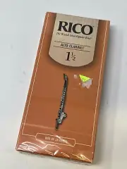 Rico Alto Clarinet Reeds strength 1.5 ( 25 per pack ) new