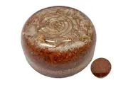 Crystal Wonderland Red Jasper Orgonite Tower Buster Dome