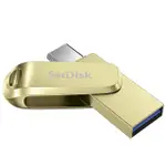 SANDISK 256GB 256G 金 ULTRA LUXE TYPE-C【SDDDC4-256G】OTG USB 3.2 雙用隨身碟