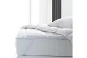 Royal Comfort 1800GSM Mattress Toppers Comfort Bed Cushion King Single White