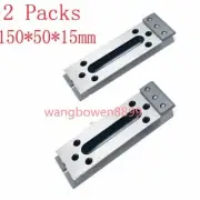 2*CNC Wire EDM Sparks Fixture Board Jig Tool For Clamp Level Part 150x50x15mm M8