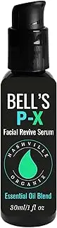 Dr. A's Bell's P-X Facial Revive Stick | Organic Essential Oil Blend | Natural Nerve & Muscle Stimulator Cream | Soothing Relief & Healthy Circulation | Frankincense, Helichrysum & Turmeric, 30ml
