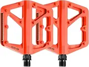 Cycling Pedals | Flat Pedals Road Bike | Non-Slip Reflective Stepper Replacement Parts for Cardio Seniors Gym Home Outdoor Workout Cycling